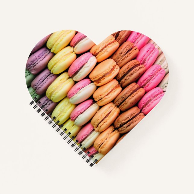 Colourful Macaroons Quirky Notebook (Front)