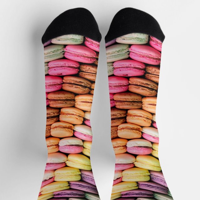 Colourful Macaroons Quirky Socks (Top)