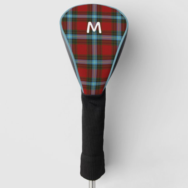 Colourful MacLay Tartan Plaid  Golf Head Cover (Front)