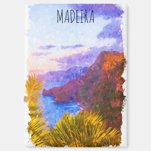 Colourful Madeira Portugal Scenery Travel Magnet