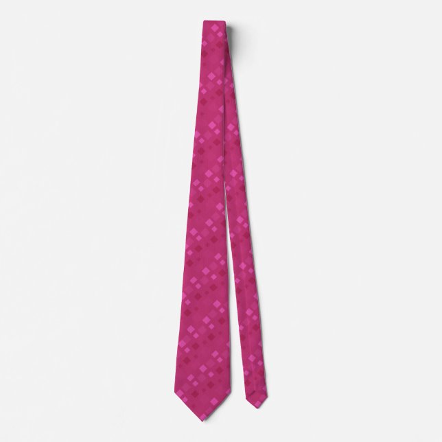 Colourful Magenta Neck Tie (Front)