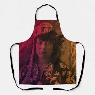 Colourful Maghreb Jewish Tunisian Djerba Girl Apro Apron