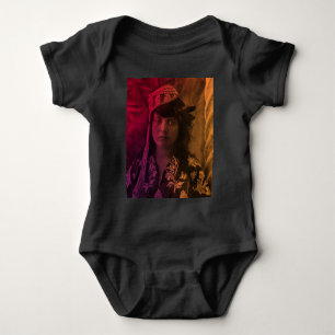 Colourful Maghreb Jewish Tunisian Djerba Girl Baby Bodysuit