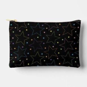 Colourful Magical Starry Night Sky Pattern Accessory Pouch