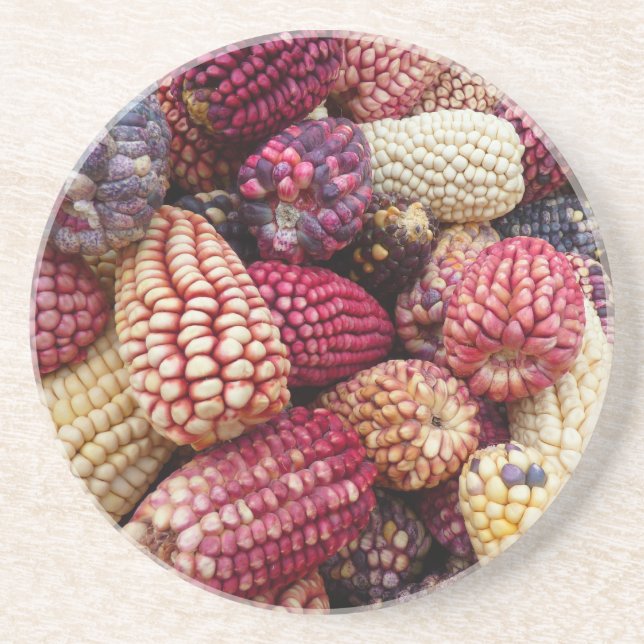 Colourful Maize Coasters (Front)