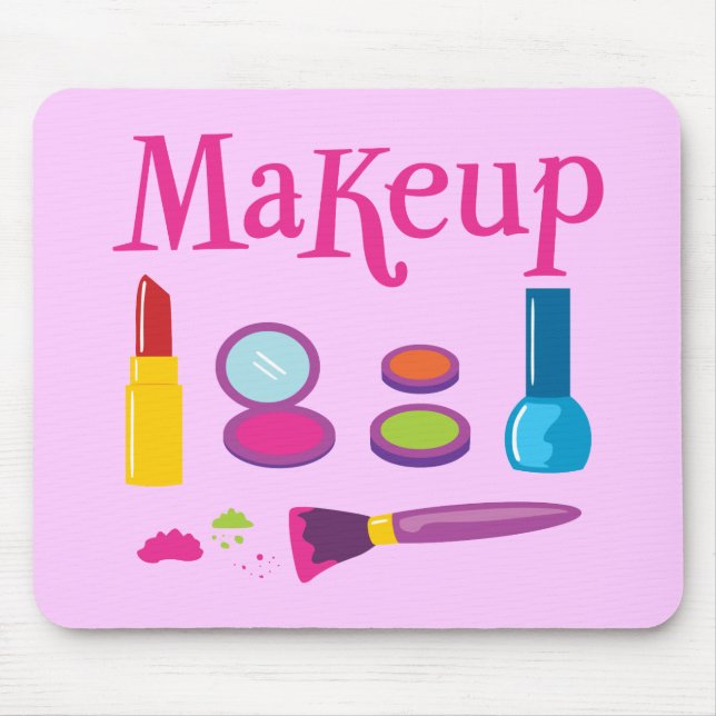 Colourful Makeup Mouse Pad (Front)