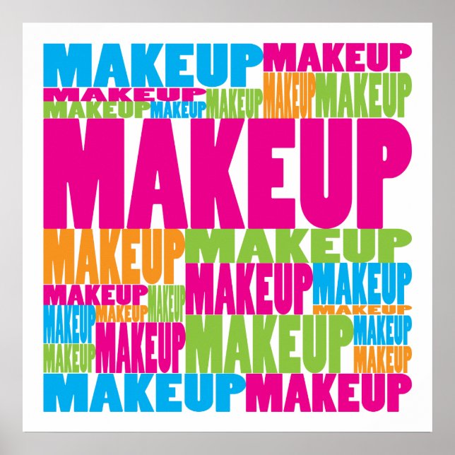 Colourful Makeup Poster (Front)