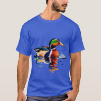 Colourful Mallard Duck Water Colour Style Art