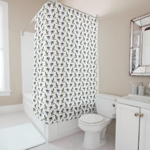 Colourful Mallard ducks Shower Curtain