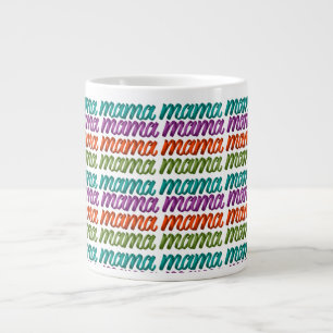 Colourful Mama for Mother's Day Large Coffee Mug