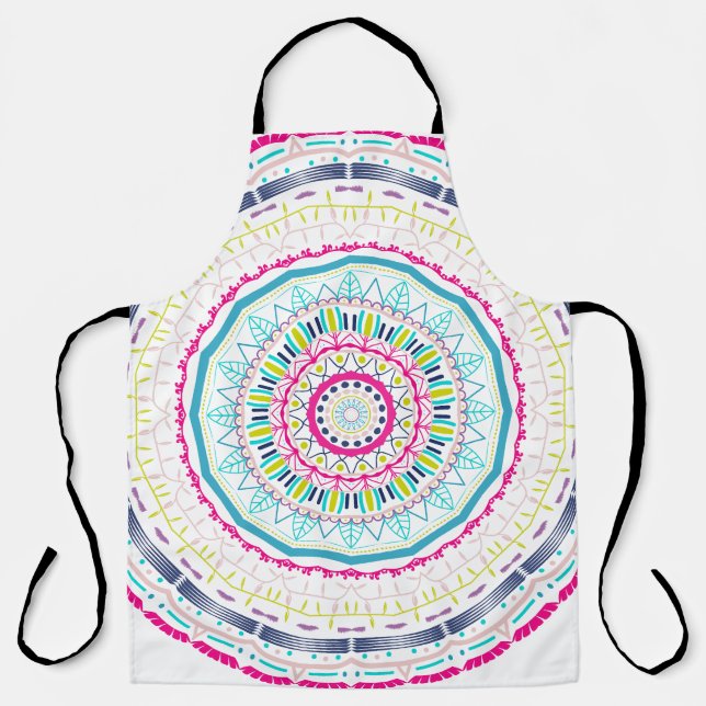 colourful mandala apron (Front)