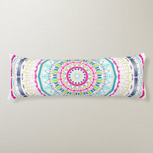 colourful mandala body cushion