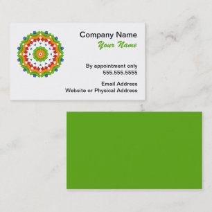 Colourful Mandala Business Cards