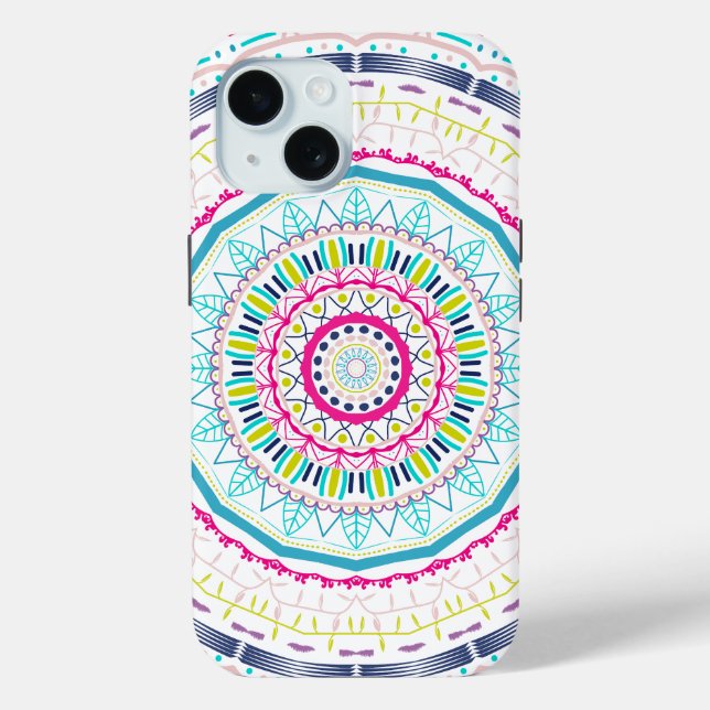 colourful mandala Case-Mate iPhone case (Back)