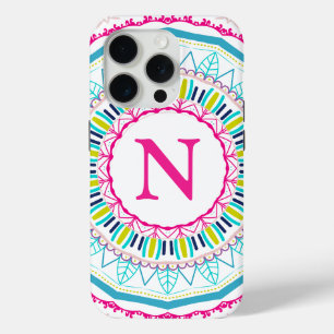 colourful mandala iPhone 15 pro case