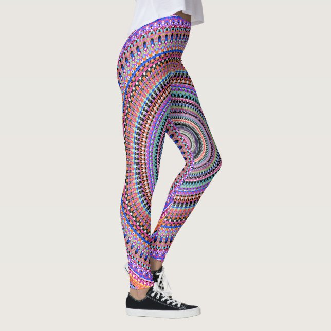 colourful mandala designs leggings (Right)