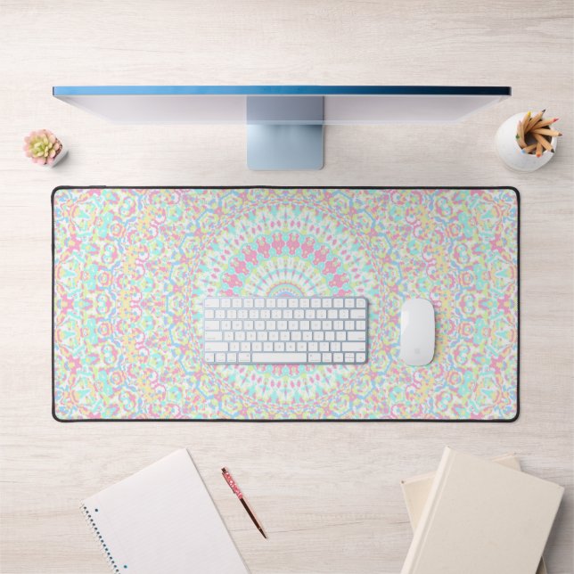 Colourful Mandala  Desk Mat (Office 1)