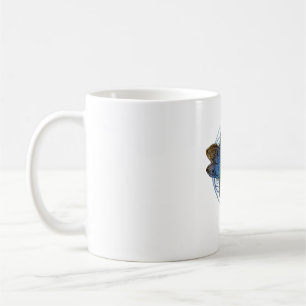 Colourful Mandala Dragonfly T Shirt Lotus Flower Coffee Mug