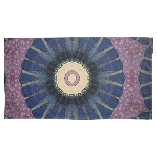 Colourful Mandala-Inspired Pillowcase (Front)