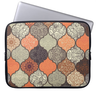 Colourful Mandala: Islamic Patchwork Seamless. Laptop Sleeve