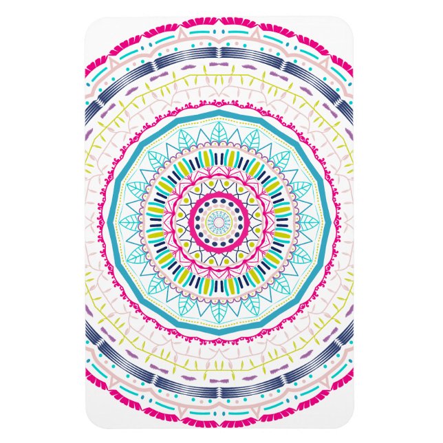 colourful mandala magnet (Vertical)
