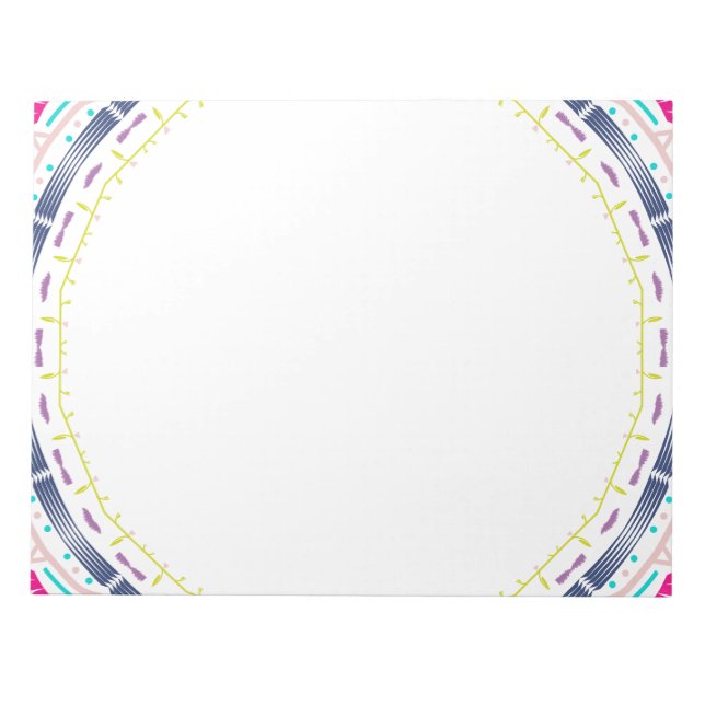 colourful mandala notepad (Front)