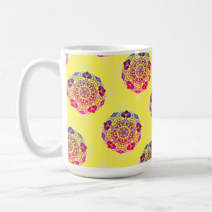 Colourful Mandala Print Mug