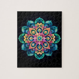 Colourful Mandala Puzzle