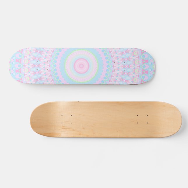 Colourful Mandala Skateboard (Horz)