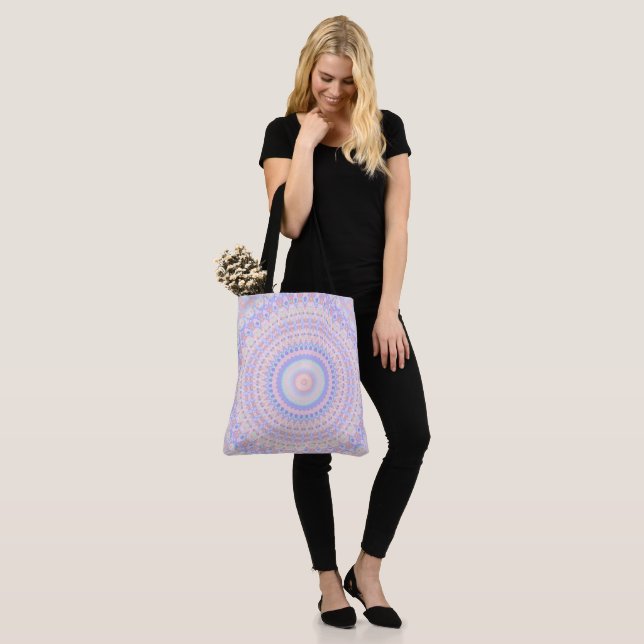 Colourful Mandala Tote Bag (On Model)