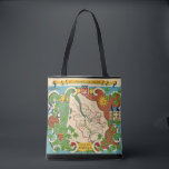 Colourful Map of Bordeaux France Shoulder Bag<br><div class="desc">A vintage, colourfully illustrated image featuring the Bordeaux region wines of France repurposed on a fantastic shoulder bag.</div>