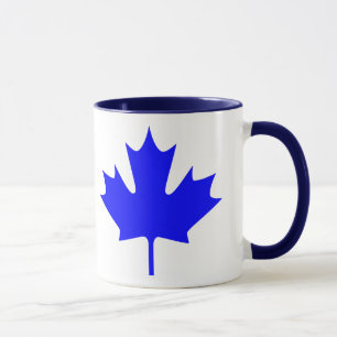 colourful maple leaf - mugs