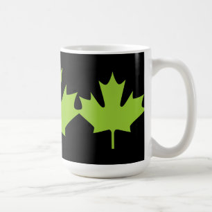 colourful maple leaf - mugs