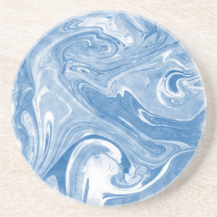 Colourful Marble Art Pattern. Coaster