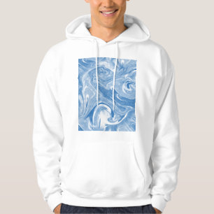 Colourful Marble Art Pattern. Hoodie