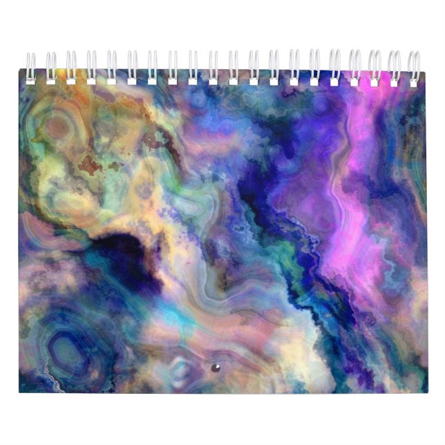 Colourful marble calendar (Cover)