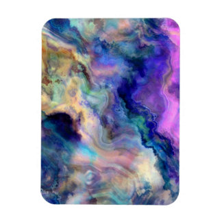 Colourful marble magnet