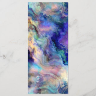 Colourful marble menu