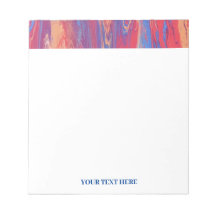 Colourful Marble Notepad