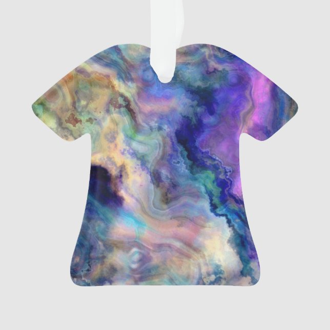 Colourful marble ornament (Front)