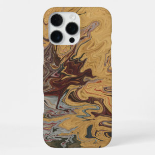 colourful marble - papaer marbling style iPhone 16 pro max case
