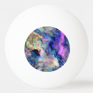 Colourful marble ping pong ball