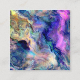 Colourful marble Referral Card