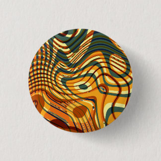 Colourful marble seamless abstract 3 cm round badge