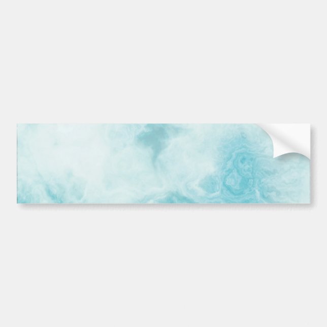 Colourful Marble Stone Bumper Sticker (Front)