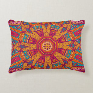 Colourful marble texture, high-resolution interior decorative cushion