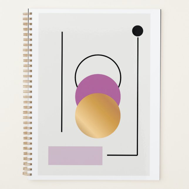  Colourful marble texture Planner (Front)