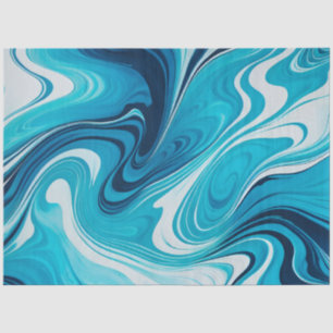 Colourful Marbled Paper Art Tissue Paper