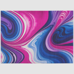 Colourful Marbled Paper Art Tissue Paper