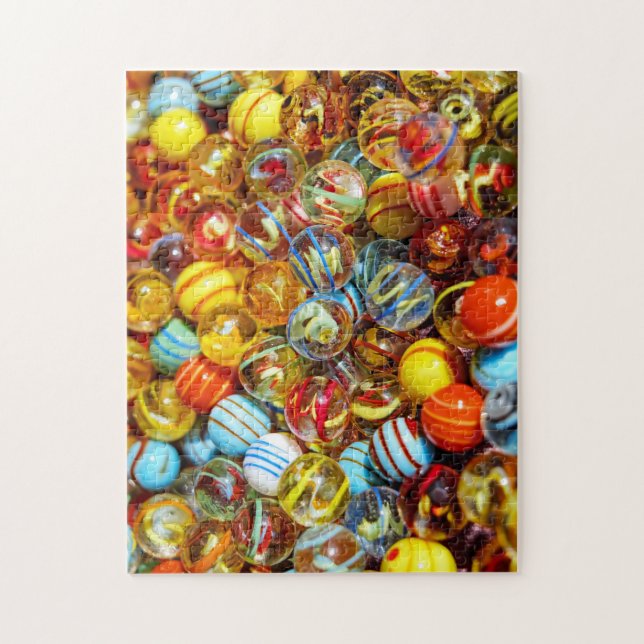 Colourful Marbles Jigsaw Puzzle (Vertical)